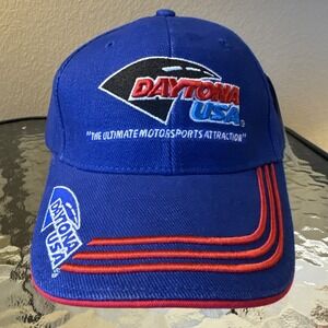 Vintage Daytona USA Embroidered Hat NASCAR Daytona International Speedway